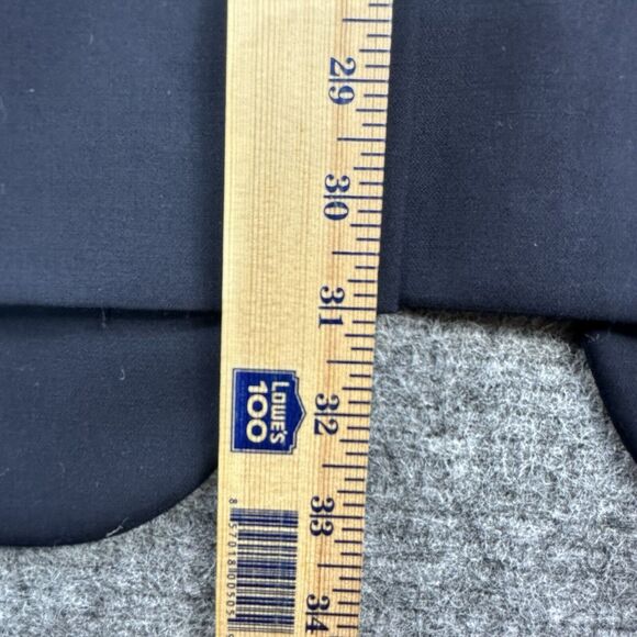 Hart Schaffner Marx Blazer Mens 48R Navy Blue Made in USA Suit Jacket Sport Coat - Picture 14 of 16